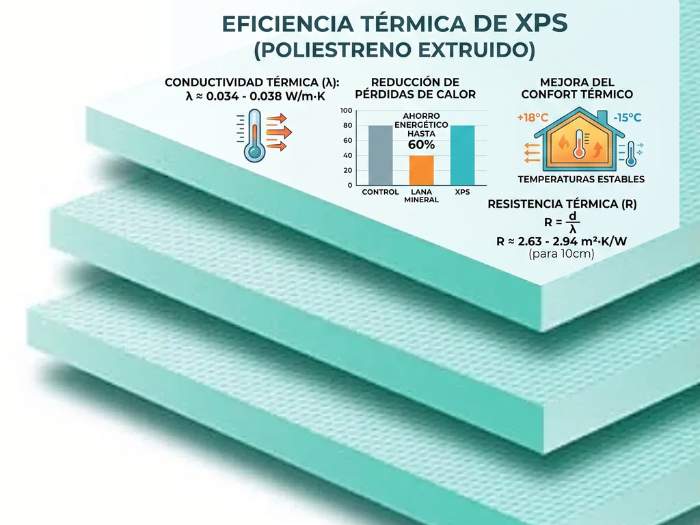Panel XPS Poliestireno Extruido para SATE — resistente a la humedad
