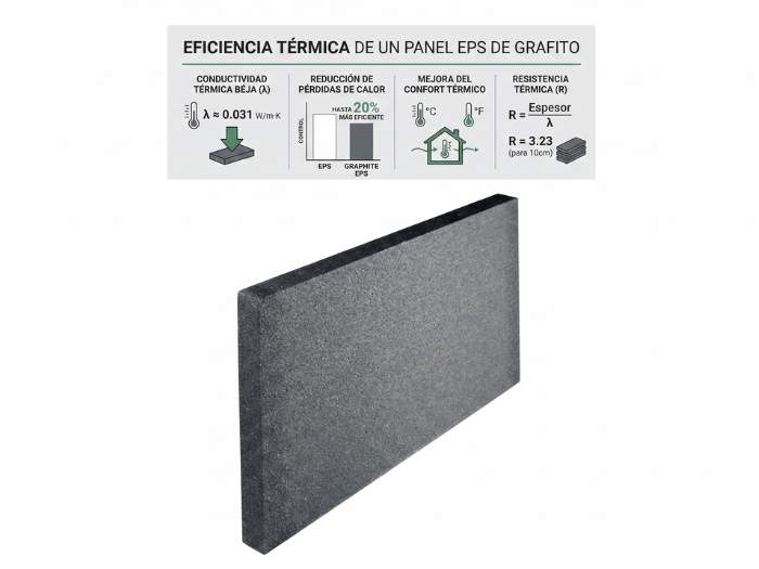 Panel EPS Poliestireno Expandido para sistema SATE en Madrid